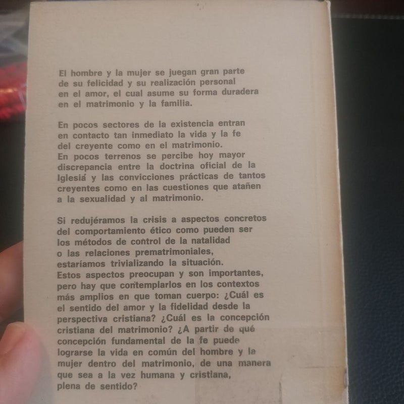 Teologia del matrimonio christiano