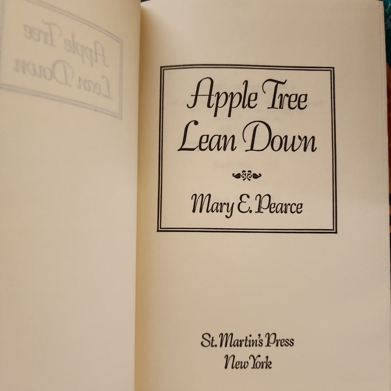 Apple Tree Lean Down