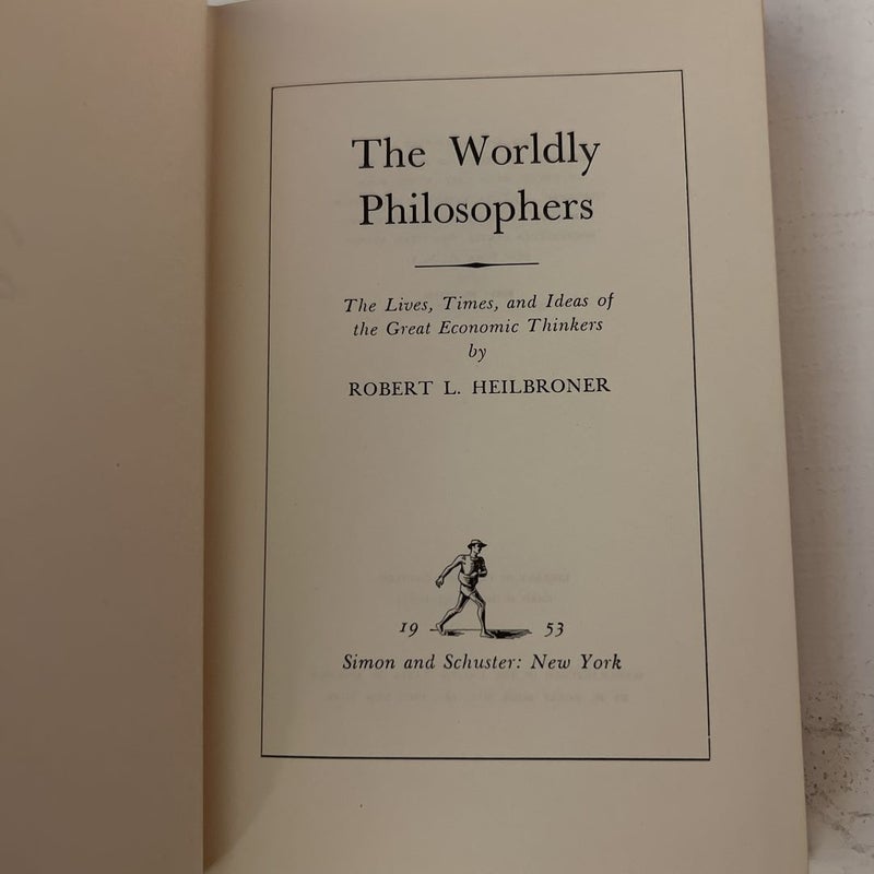 The Worldly Philosophers (first printing)