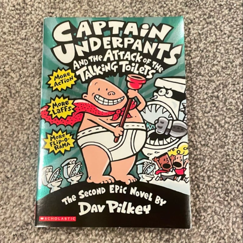 6 Captain Underpants Books 