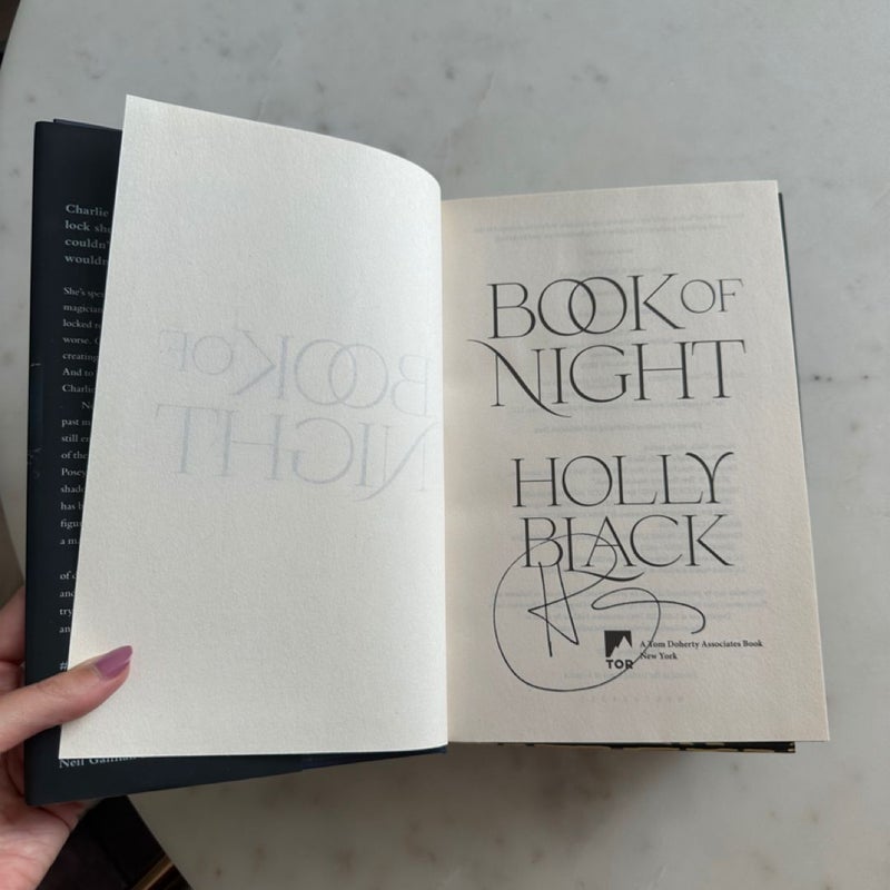 Book of Night (Fairyloot, B&N, Target Editions)