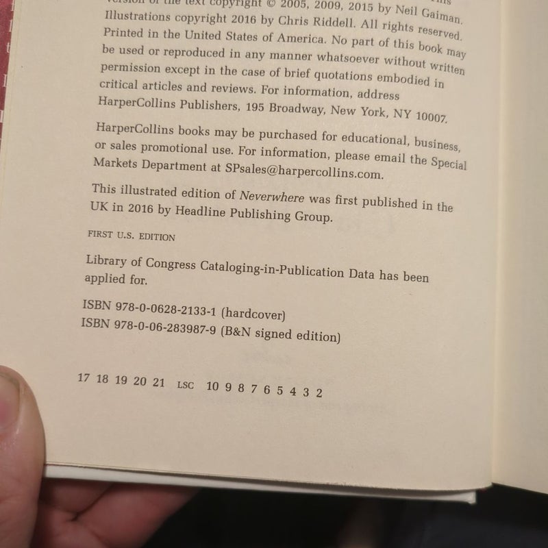 Neverwhere Illustrated Edition