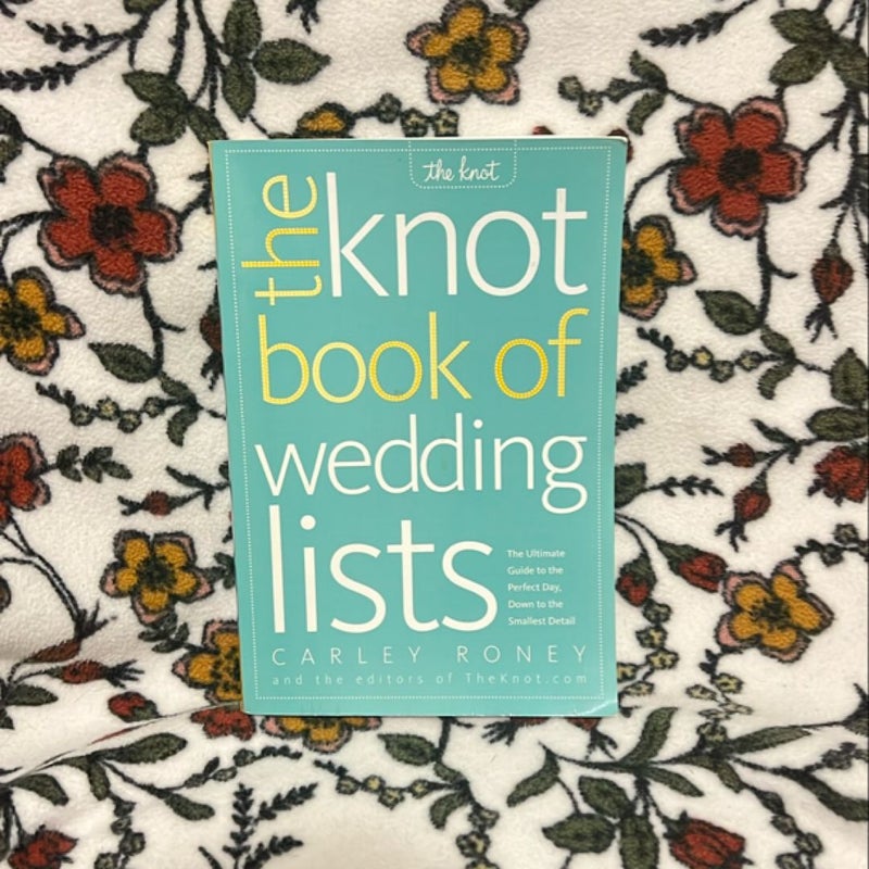 The Knot Book of Wedding Lists