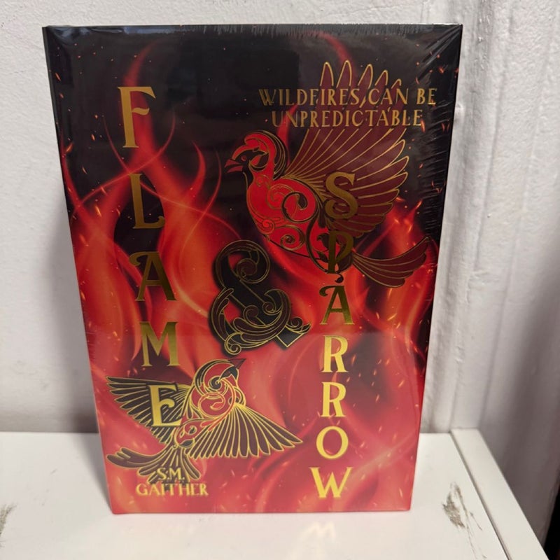 Bookish Box Flame and Sparrow SIGNED