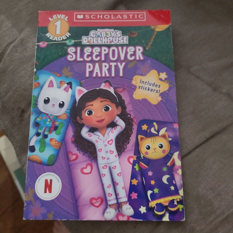 Gabby's Dollhouse: Sleepover Party (Scholastic Reader, Level 1)