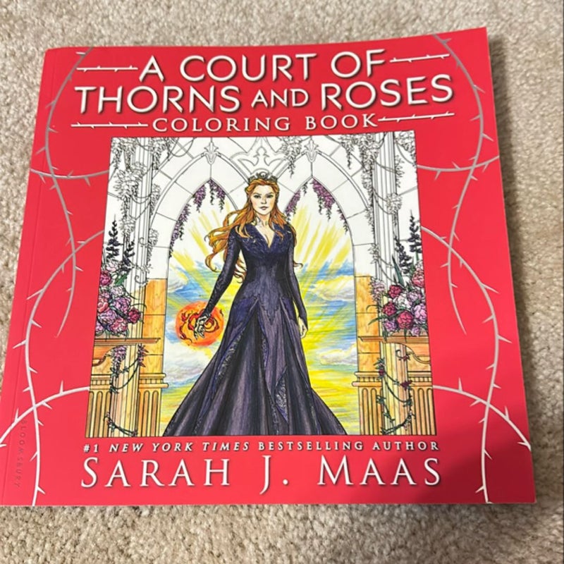 A Court of Thorns and Roses Coloring Book