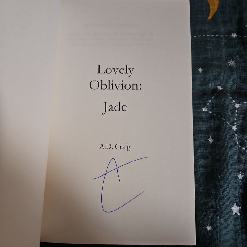 Lovely Oblivion: Jade *Signed Copy*