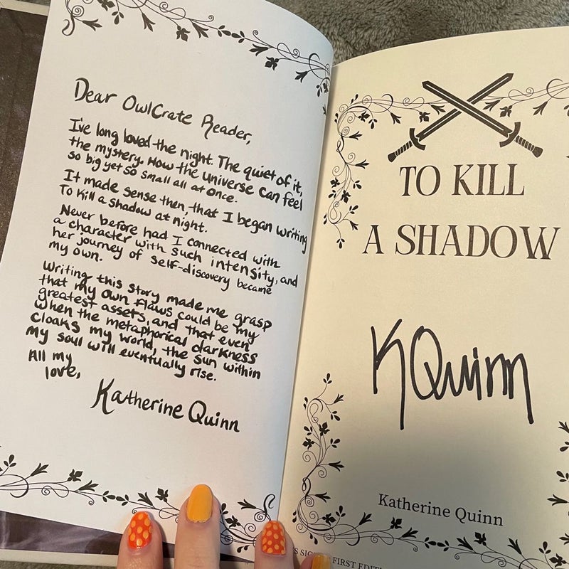 To Kill a Shadow (Owlcrate SIGNED Edition)