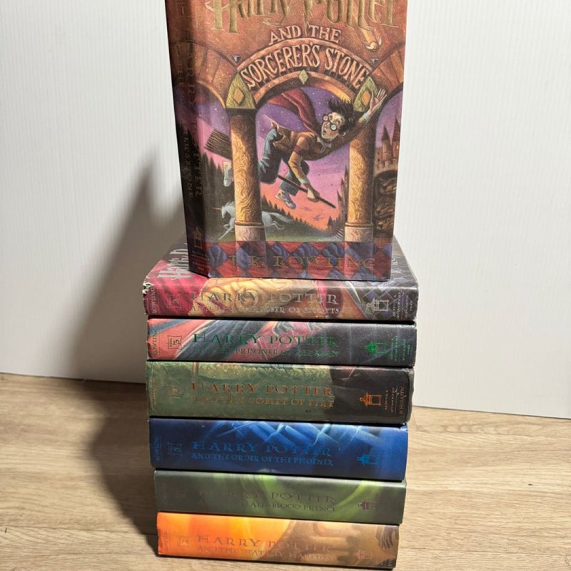 Harry Potter First Edition set Books 1-7