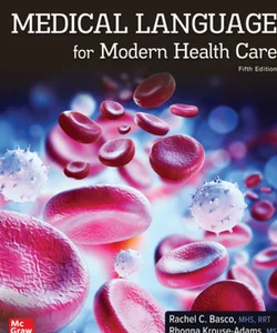Medical Language for Modern Health Care Fifth Edition 