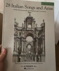 28 Italian Songs and Arias of the 17th and 18th Centuries - Medium Low, Book Only