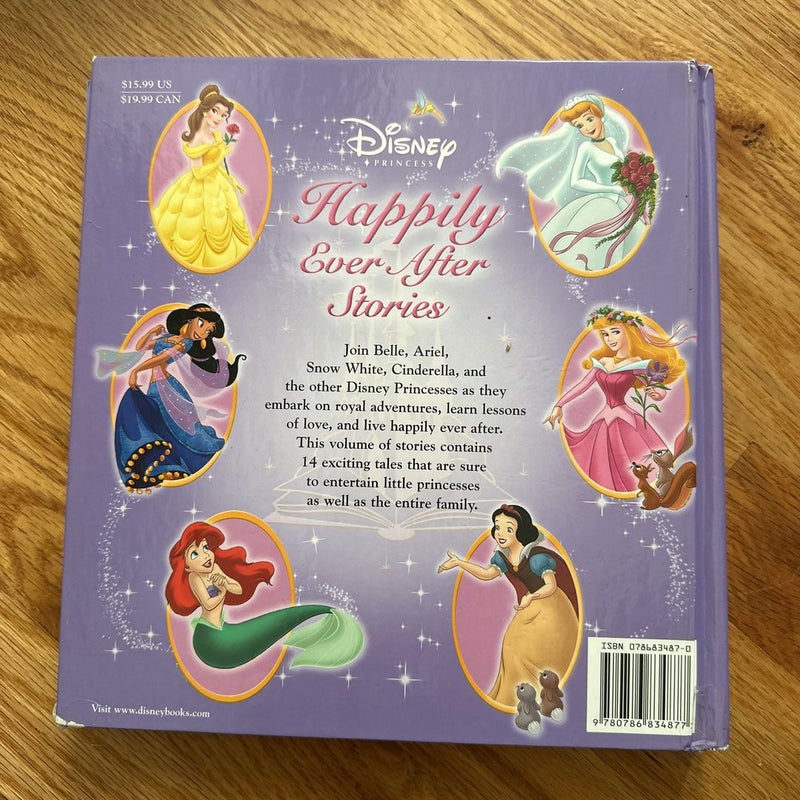 Disney Princess: Happily Ever After Stories By Disney Books, Hardcover 