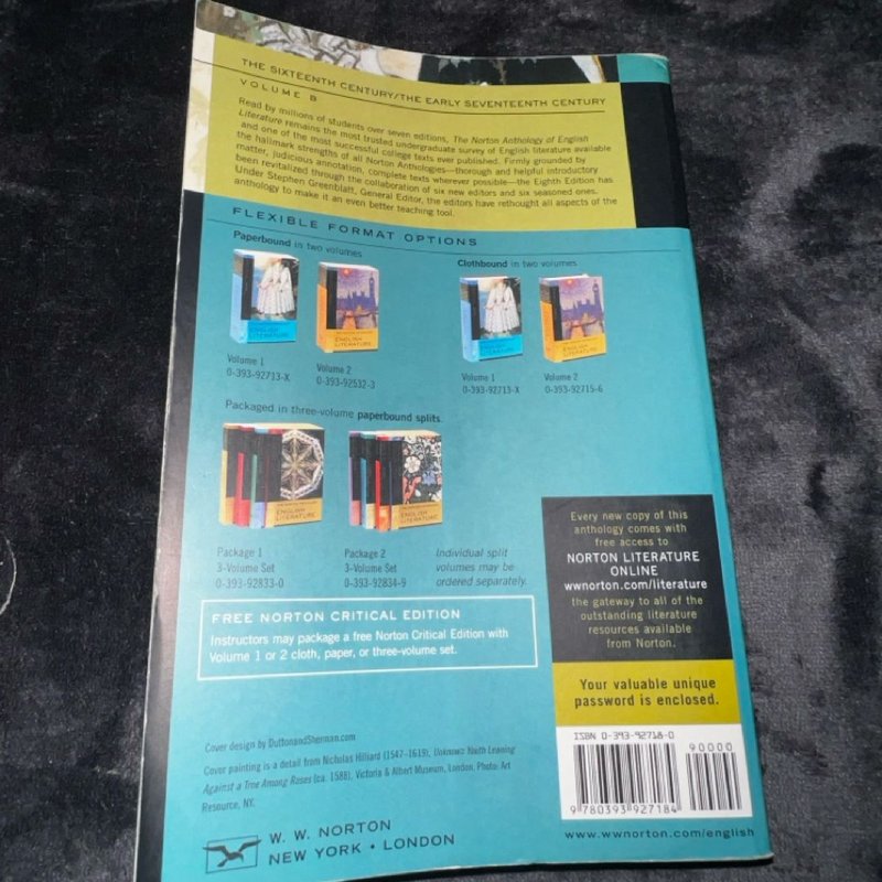 The Norton Anthology of English Literature