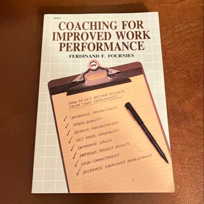 Coaching for Improved Work Performance