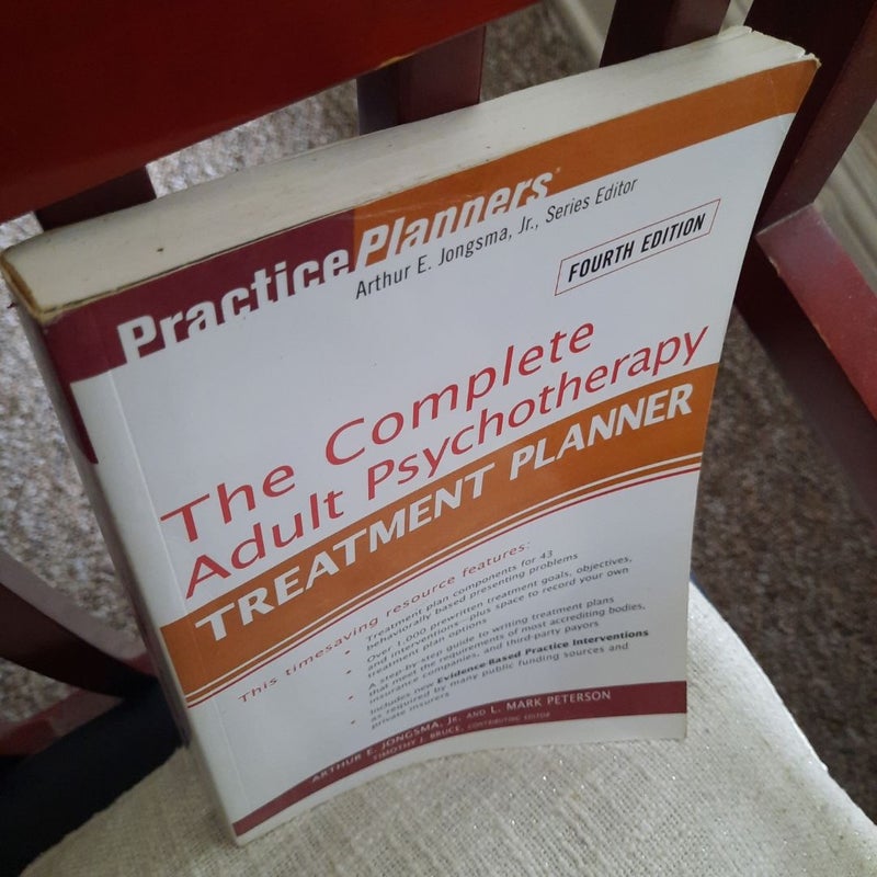 The Complete Adult Psychotherapy Treatment Planner