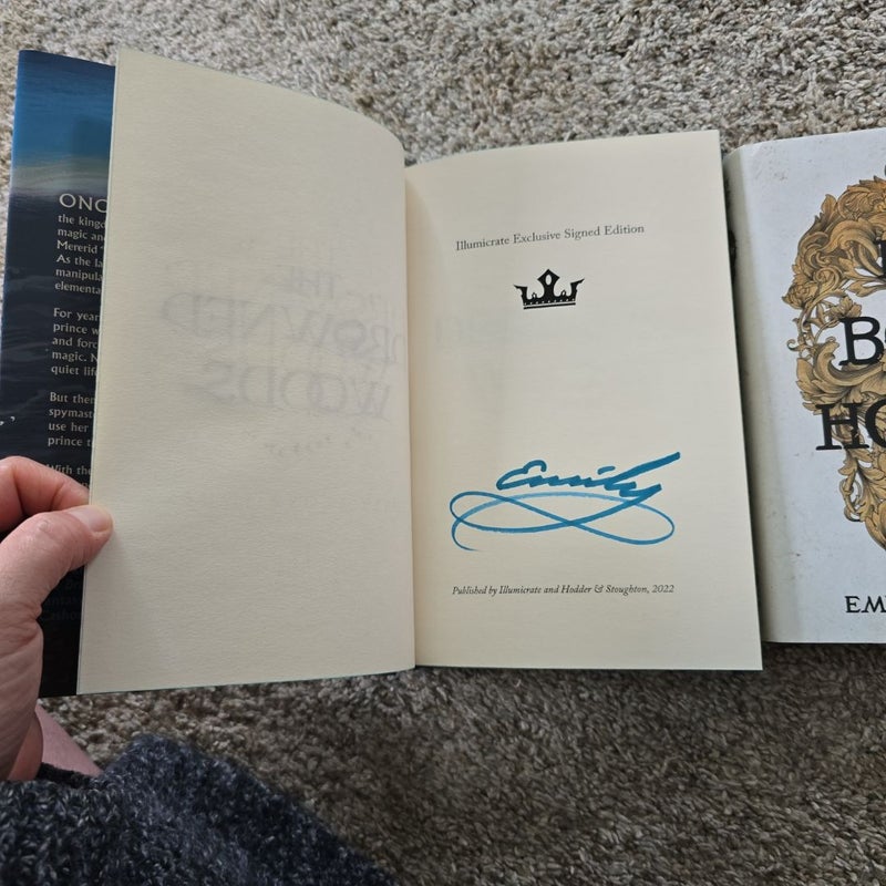 The Drowned Woods (Illumicrate Signed) and The Bone Houses (Illumicrate Signed)