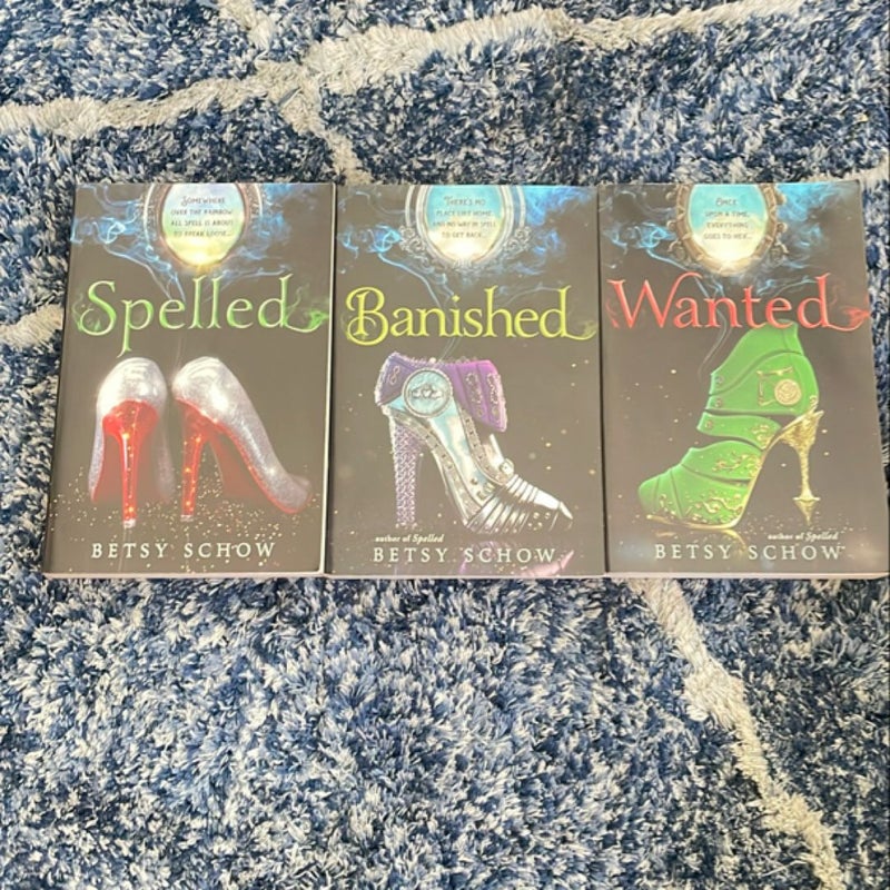 Spelled, Banished, & Wanted 3 book set
