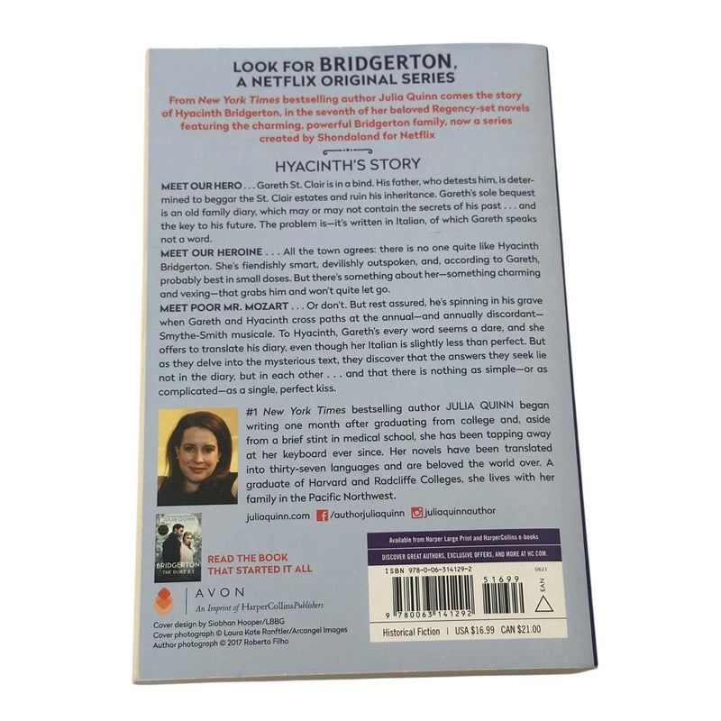 Bridgerton It’s In His Kiss By Julia Quinn
