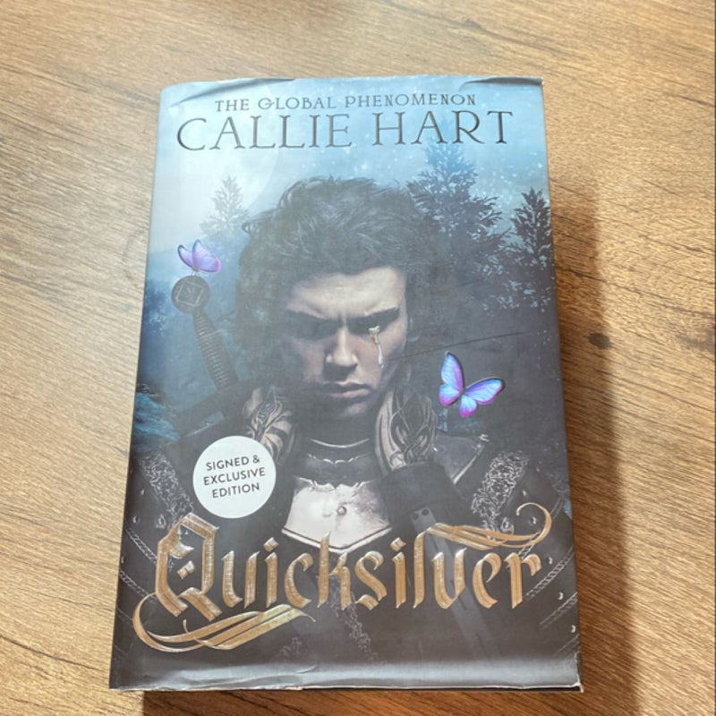 Quicksilver - Signed Waterstones Exclusive edition. (Please read description) 