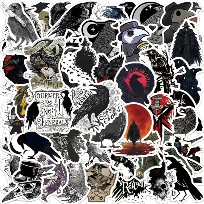 3pcs Random Six of crows stickers 