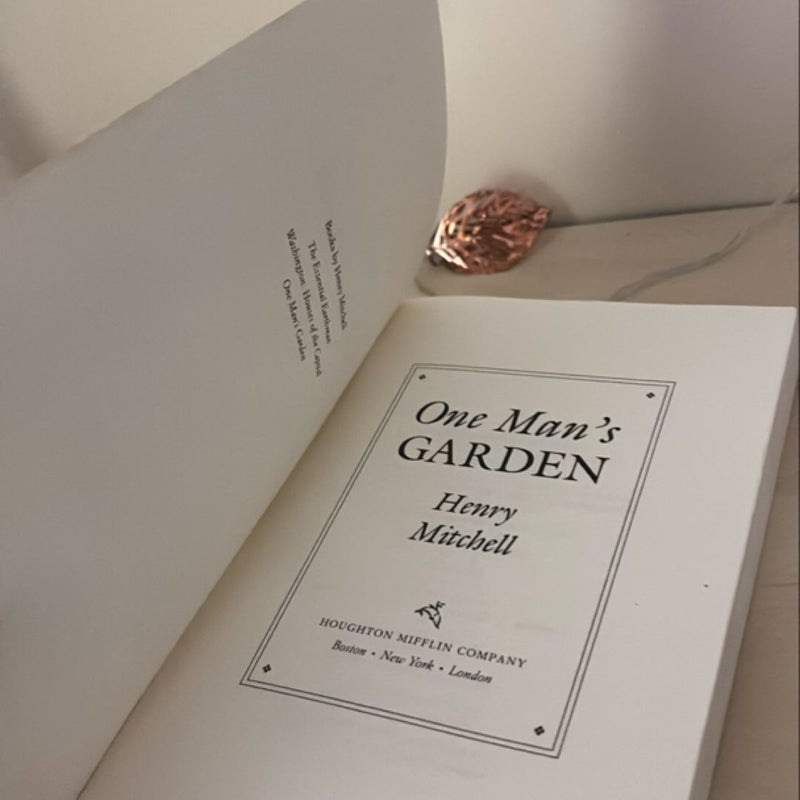 One Man's Garden