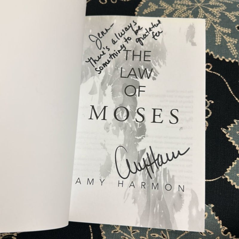 The Law of Moses (Signed)