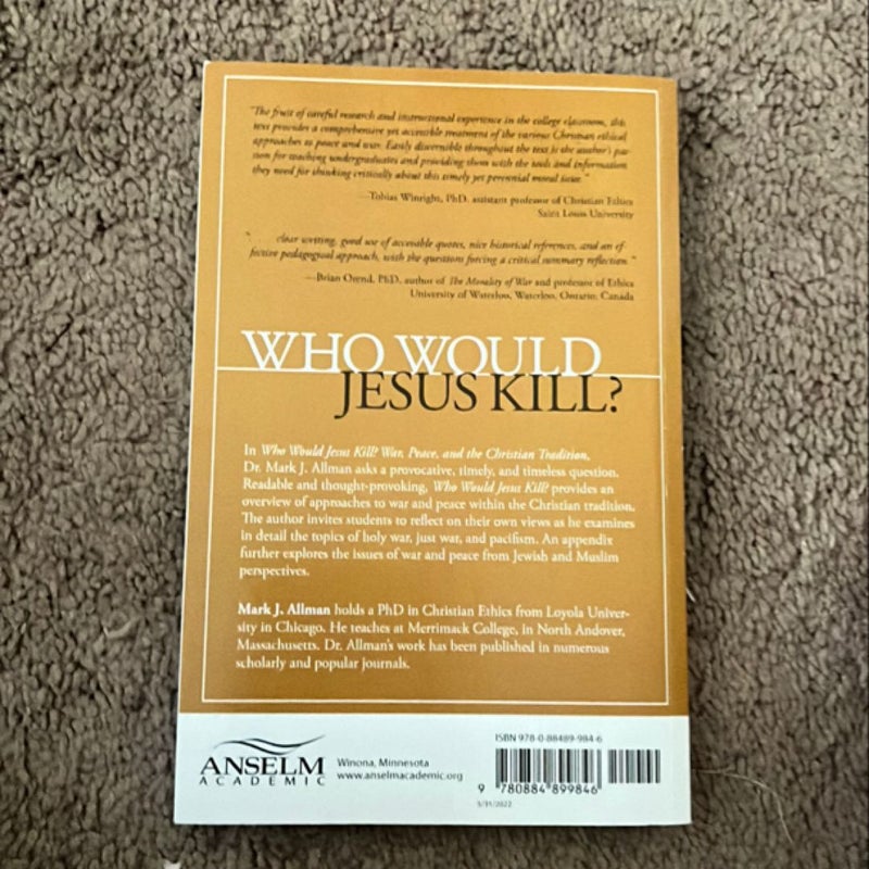 Who Would Jesus Kill?