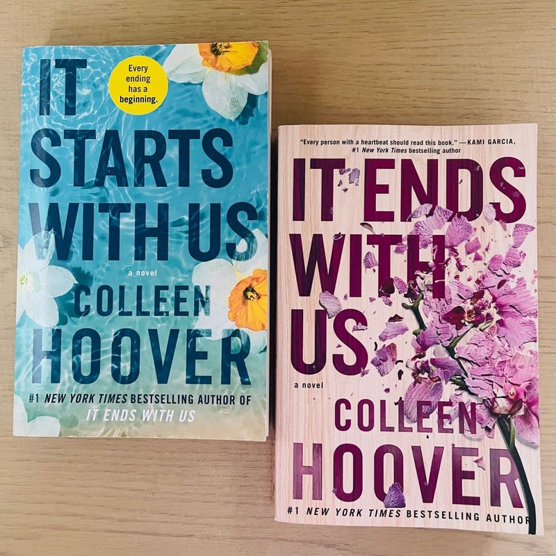 Colleen Hoover Bundle-Lot of 2; It Starts With Us, It Ends With Us