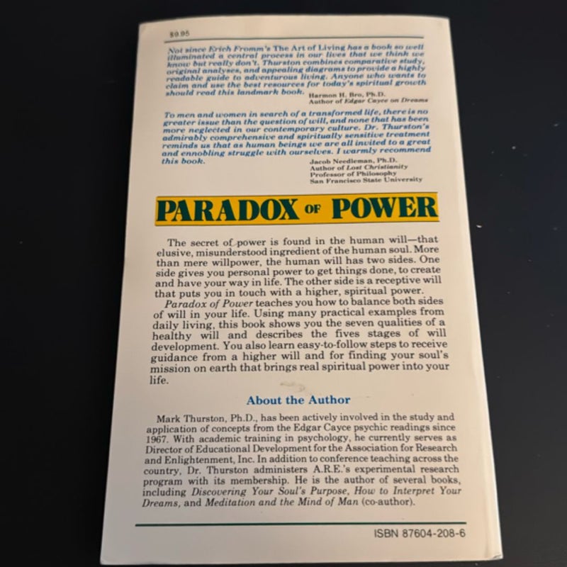 Paradox of Free Will
