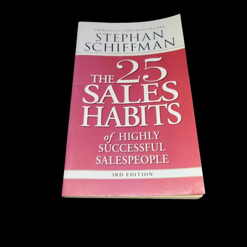 The 25 Sales Habits of Highly Successful Salespeople