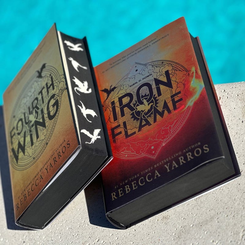 Fourth Wing and Iron Flame First Editions Two Books Bundle 