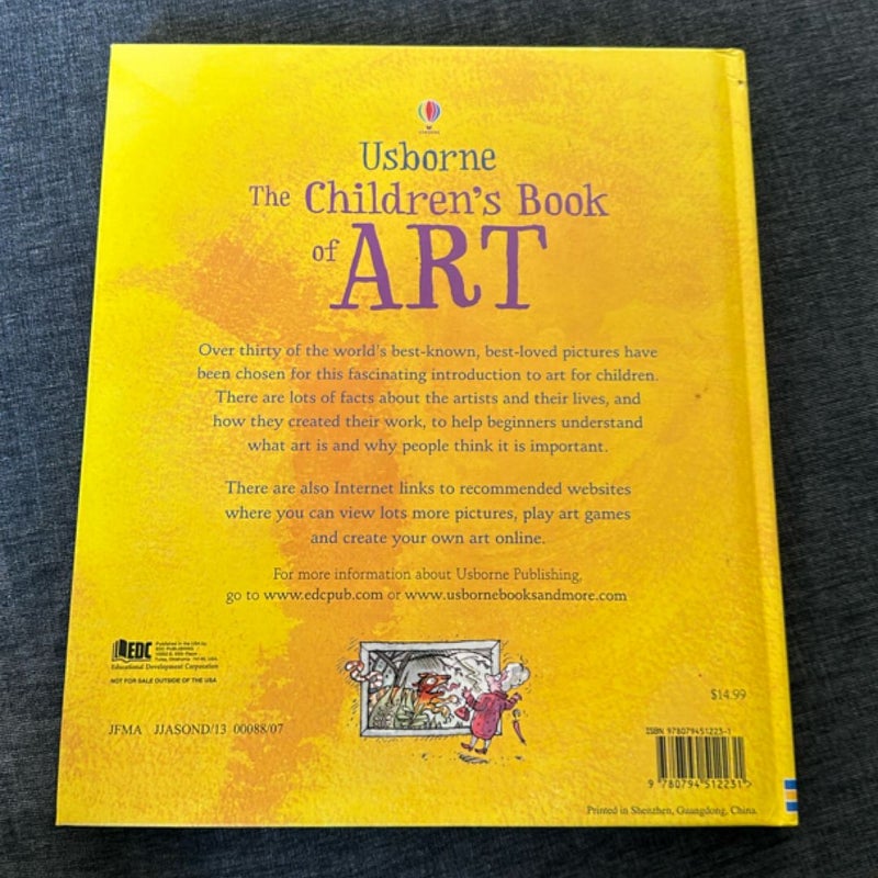 Usborne the Children's Book of Art