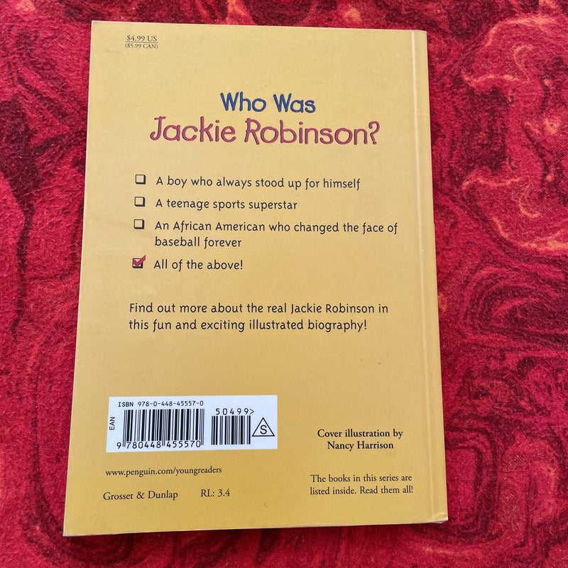 Who Was Jackie Robinson? by Gail Herman, Who HQ: 9780448455570