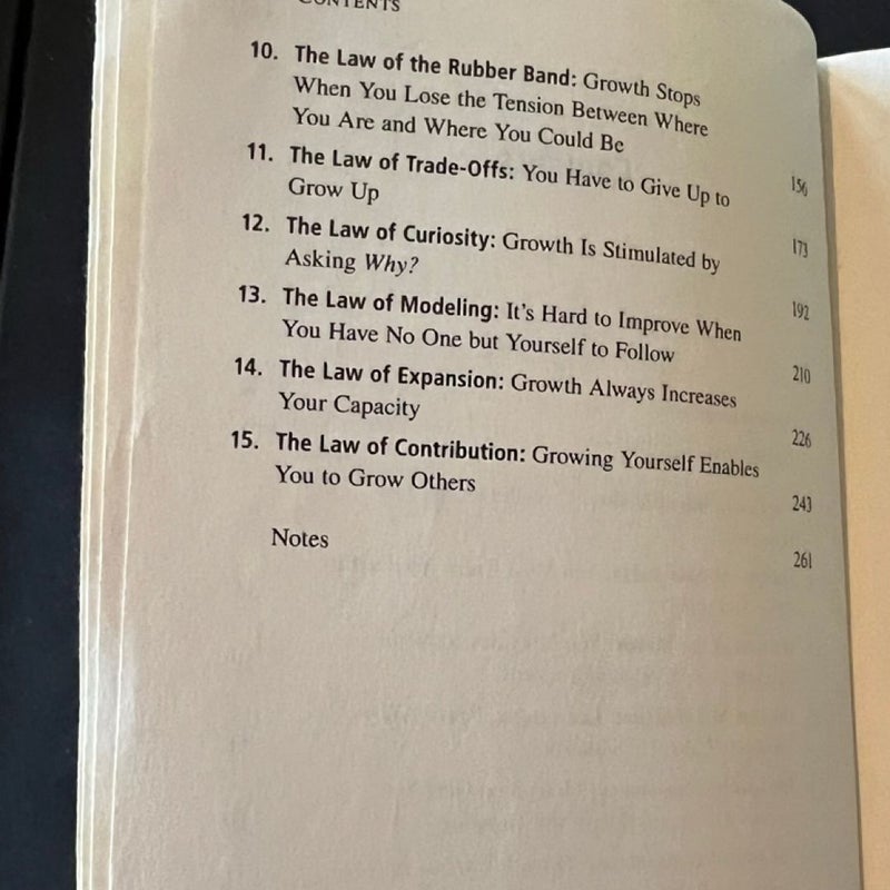 The 15 Invaluable Laws of Growth
