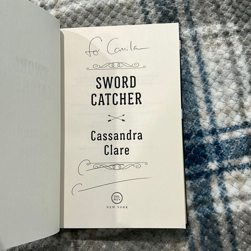 Sword Catcher: SIGNED and with Page Overlay