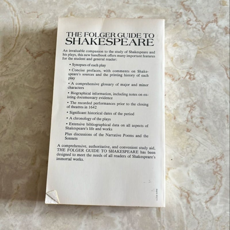 Folger Guide to Shakespeare