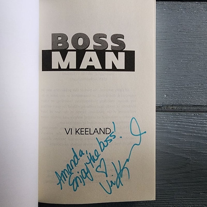 Boss Man signed by author