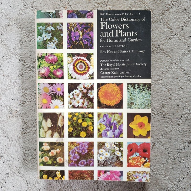 The Color Dictionary of Flowers and Plants for Home and Garden