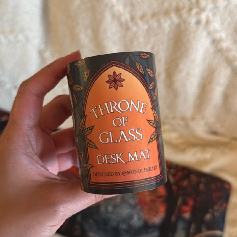 Throne of Glass desk mat (FairyLoot exclusive)