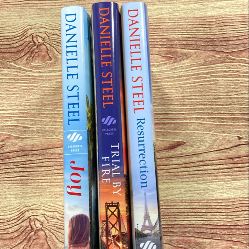 Danielle steel bundle: Trial by Fire, joy, Ressurection