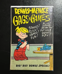 Dennis the Menace Gags N Games 1969 Fawcett