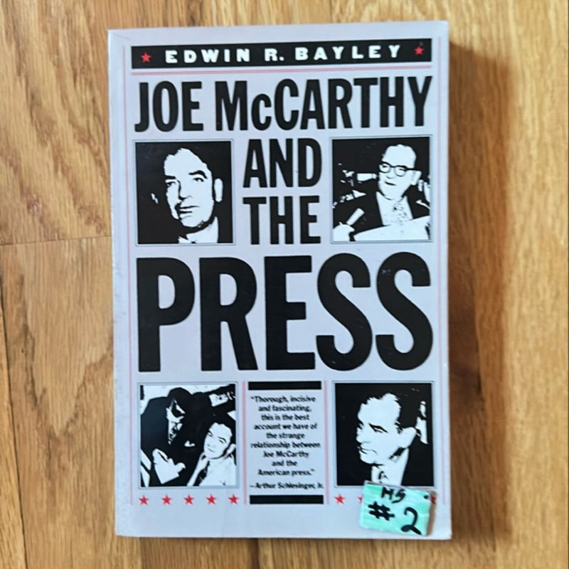 Joe McCarthy and the Press