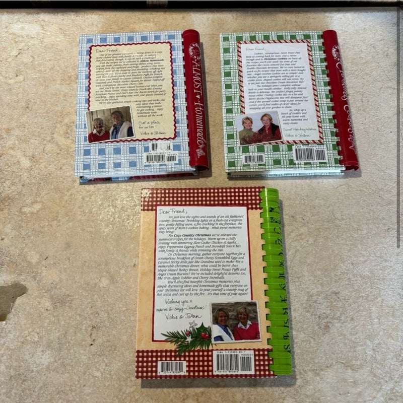 Two 2005 & One 2006 Gooseberry Patch Cookbooks