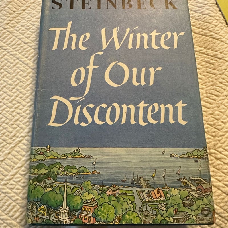 The Winter of Our Discontent by John Steinbeck 1st Edition Vintage HC/DJ 1961