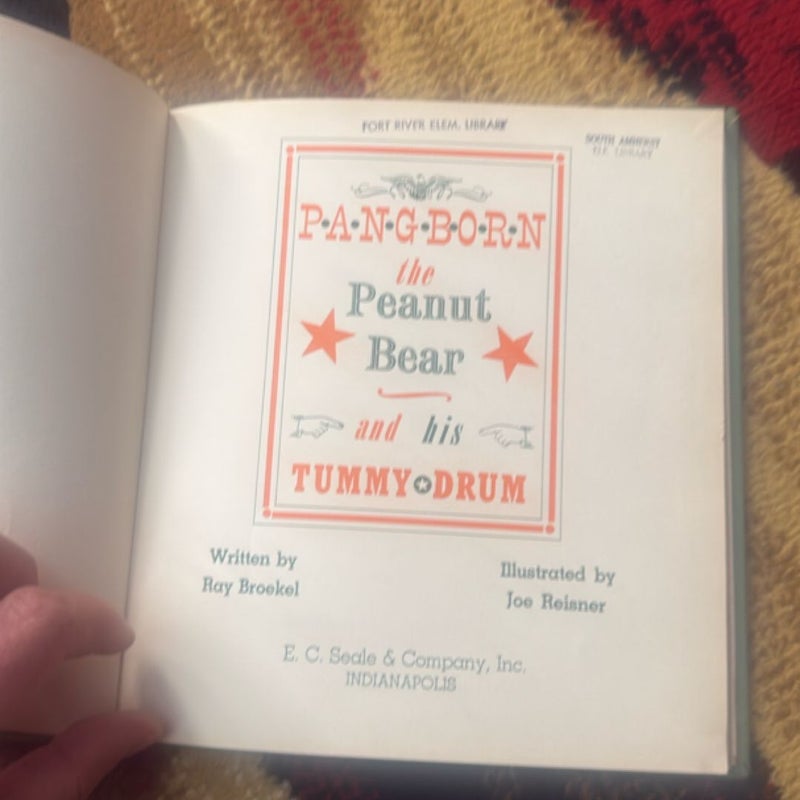 PANGBORN The Peanut Bear and his Tummy Drum 