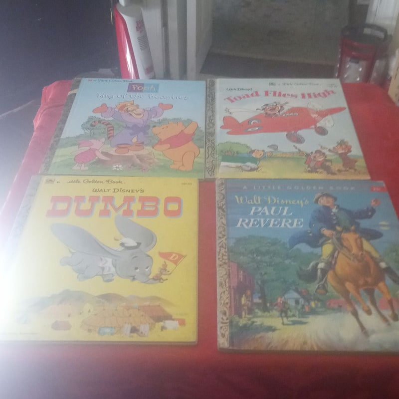 Walt Disney Little Golden Book Bundle/Mickey Mouse Bookends