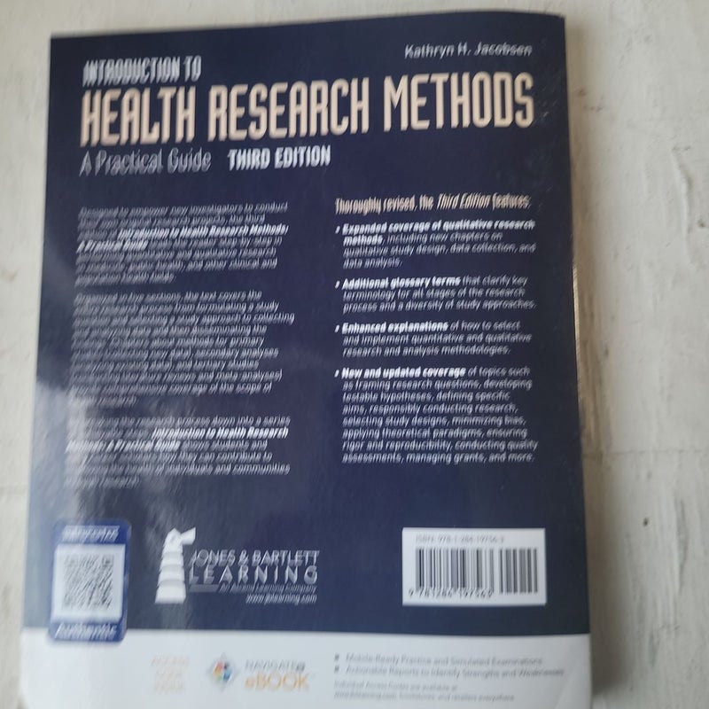Introduction to Health Research Methods