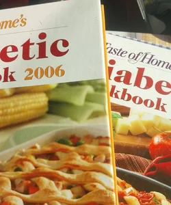 2006 &2007  volumes.taste of Home's Diabetic Cookbooks
