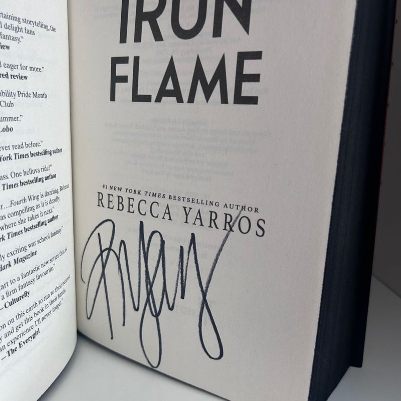 Iron Flame SIGNED **1/1