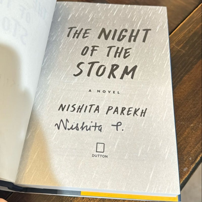 The Night of the Storm (signed)